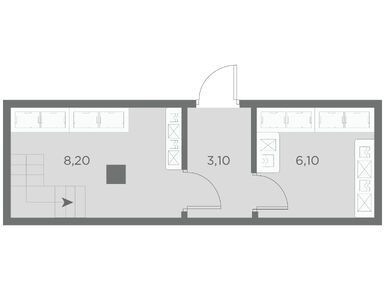 2-комнатная 128.40 кв.м, ЖК  «Маленькая Франция», 47 440 718 руб.