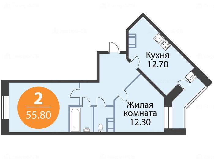 Купить Студию Вторичка Невский Район