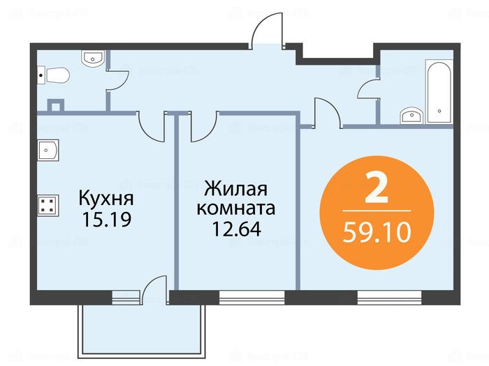 Купить Студию Метро Девяткино Санкт Петербург Вторичка