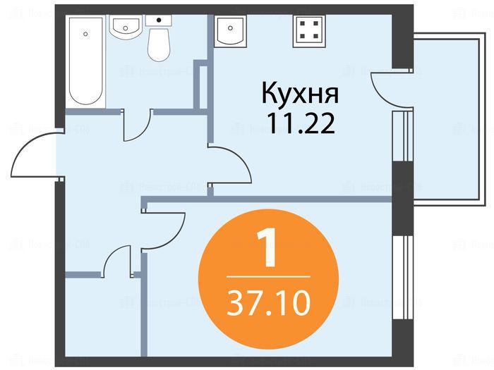 Купить Студию Новое Девяткино Вторичка