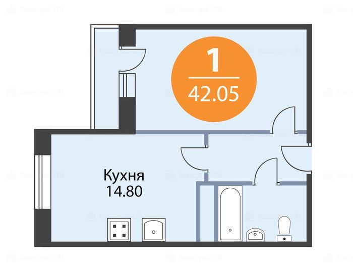 Купить Студию У Метро Звездное