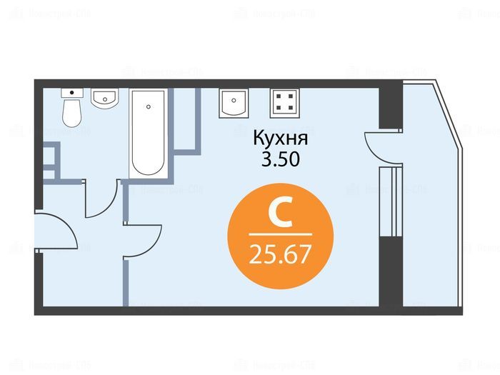 Купить Студию Новое Девяткино Вторичка