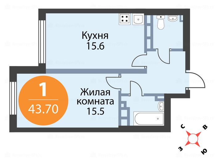 Санкт Петербург Купить Квартиру Метро Елизаровская